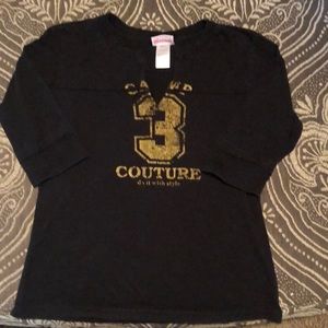 Camp Couture 3/4 sleeve shirt